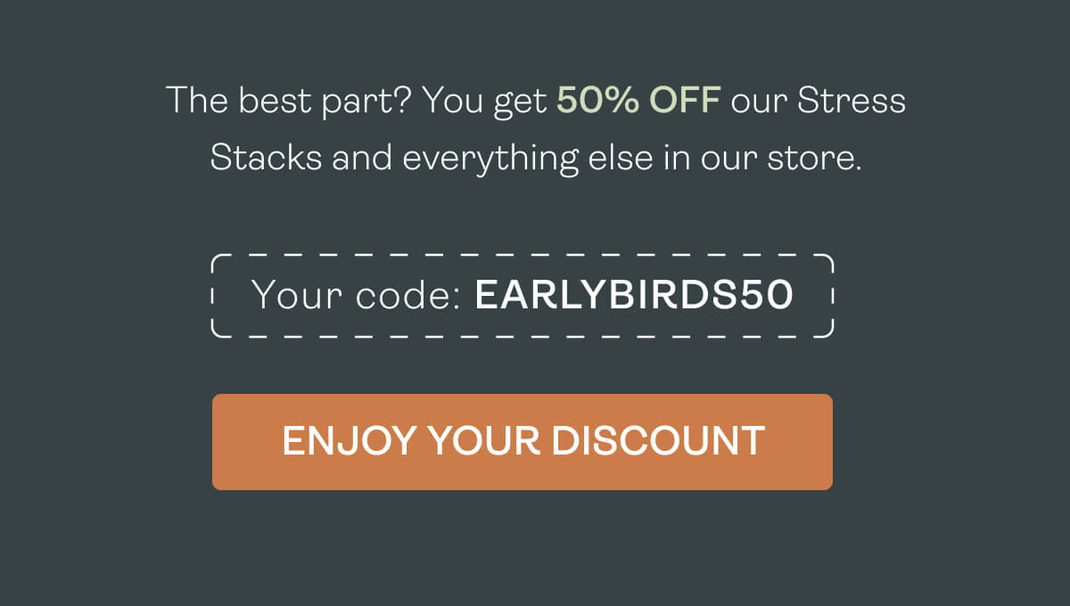 ENJOY YOUR DISCOUNT