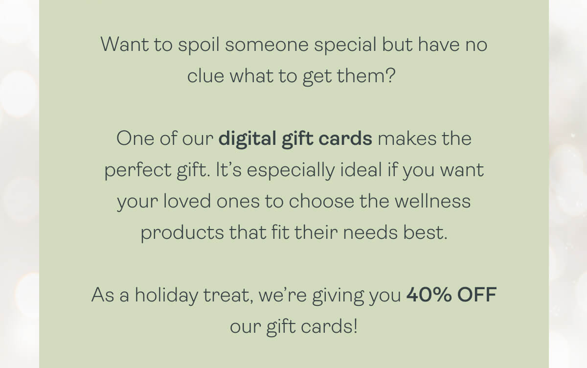 We’re having an incredible giveaway on December 26th. What better way to celebrate the holiday season than with all your favorite wellness products?