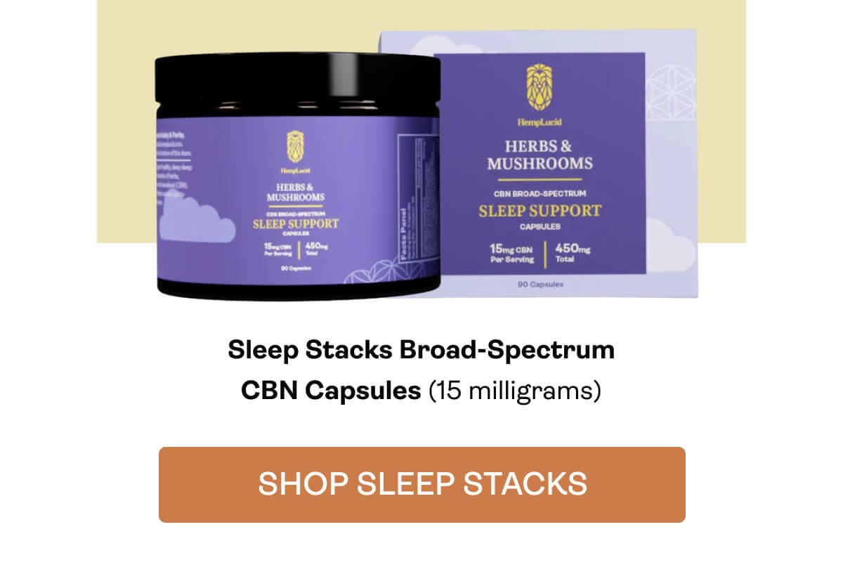 Sleep Stacks Broad-Spectrum CBN Capsules