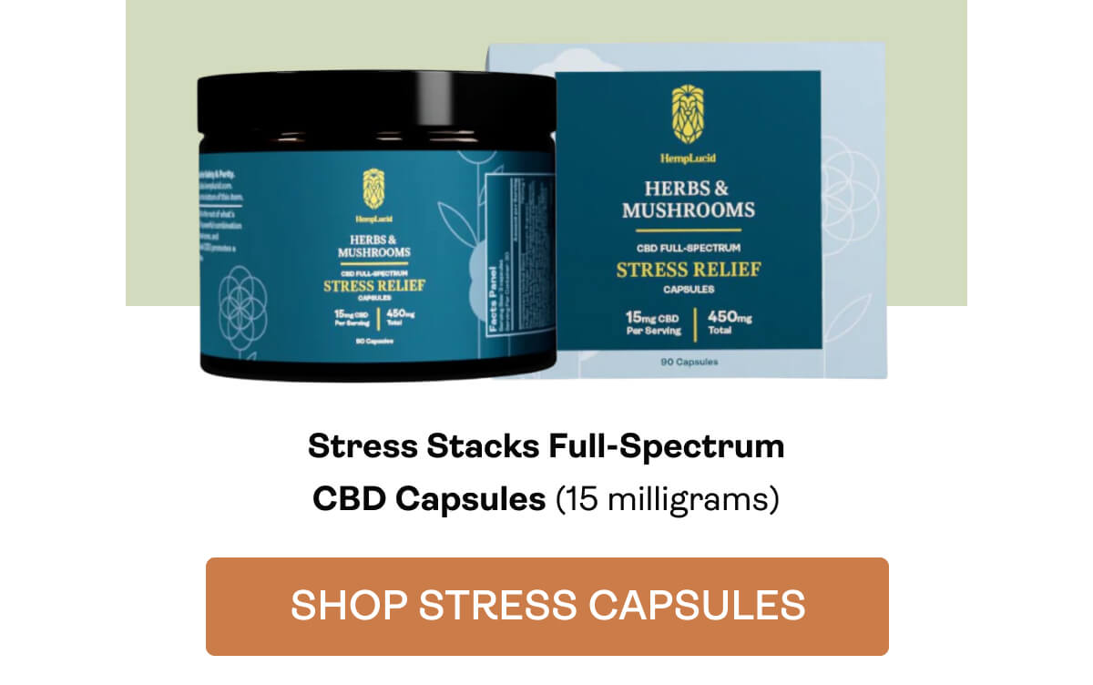 Stress Stacks Full-Spectrum CBD Capsules